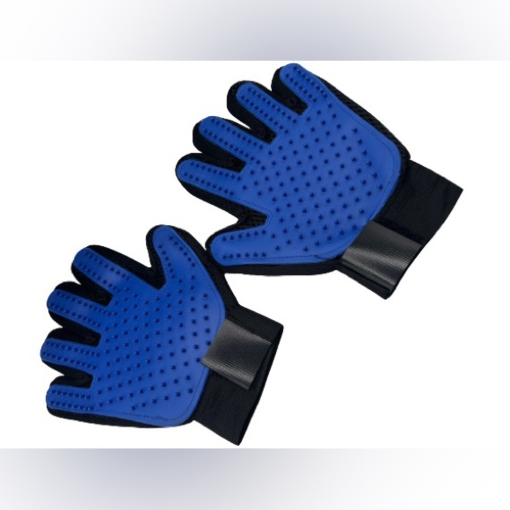 Pet gloves hair brush